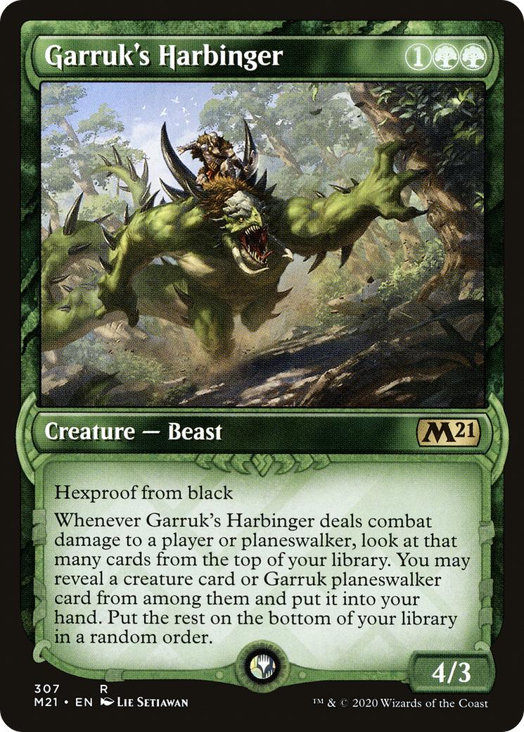 Garruk's Harbinger (M21-307) (Showcase) (Foil)