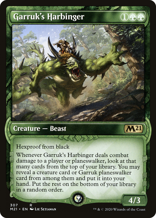 Garruk's Harbinger (M21-307) (Showcase)