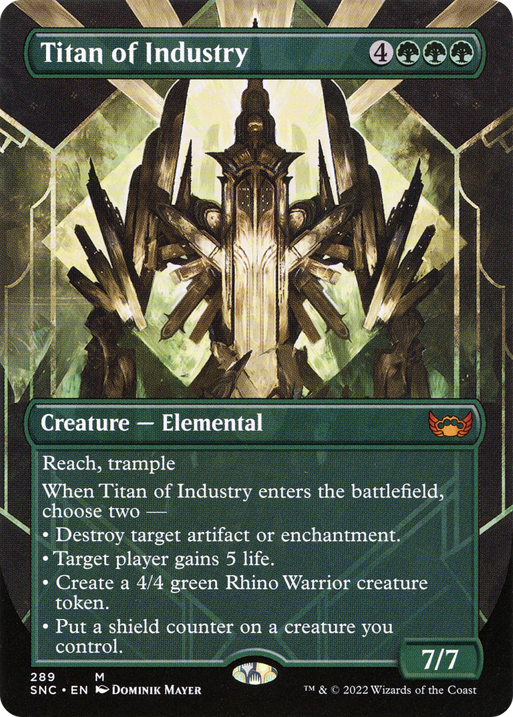 Titan of Industry (SNC-289) (Borderless) (Foil)