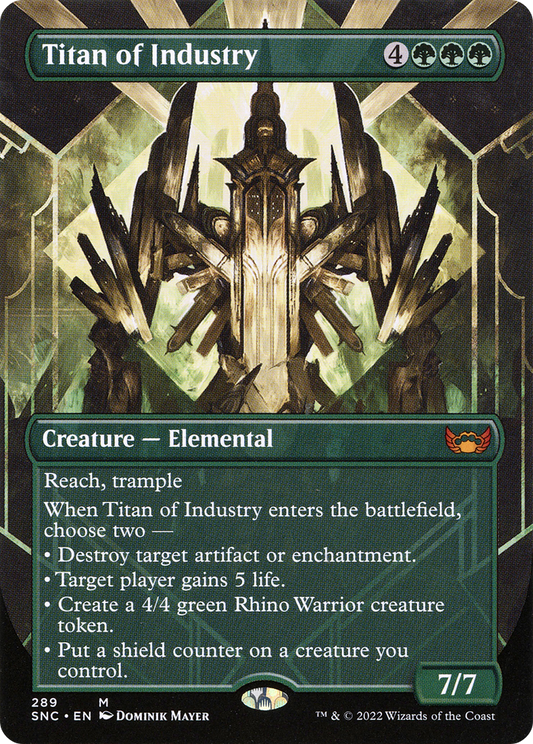 Titan of Industry (SNC-289) (Borderless) (Foil)
