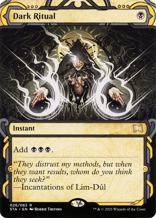 Dark Ritual (STA-26E) (Borderless) (Etched Foil)
