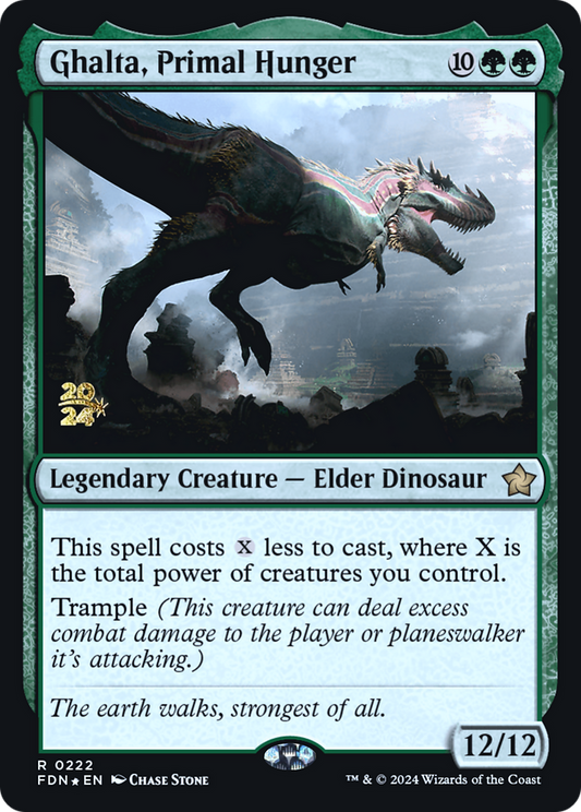 Ghalta, Primal Hunger (PRE-222S) (Foil)