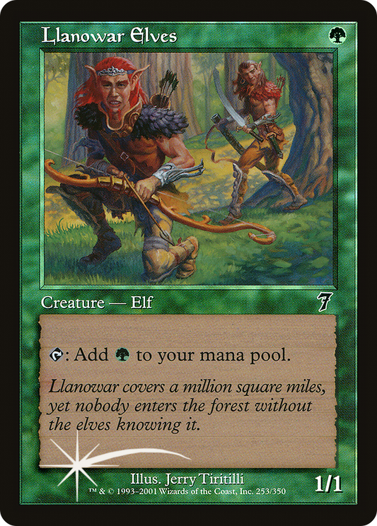 Llanowar Elves (7ED-253★) (Foil)
