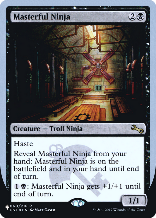 Masterful Ninja (LIST-022) (Foil)