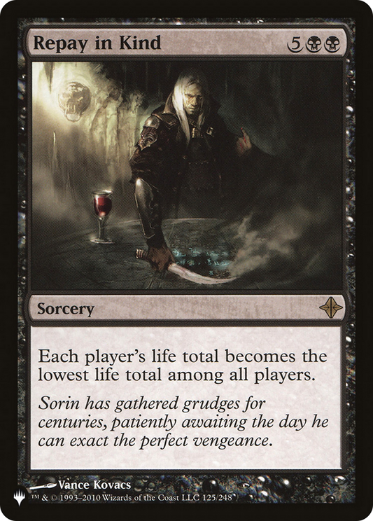 Repay in Kind (LIST-ROE-125)