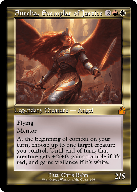 Aurelia, Exemplar of Justice (RVR-356) (Foil)