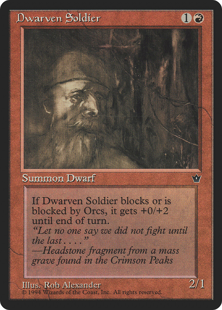 Dwarven Soldier (FEM-53A)