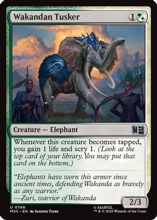 Wakandan Tusker (MSC-748)