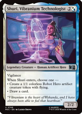 Shuri, Vibranium Technologist (MSC-746) (Foil)