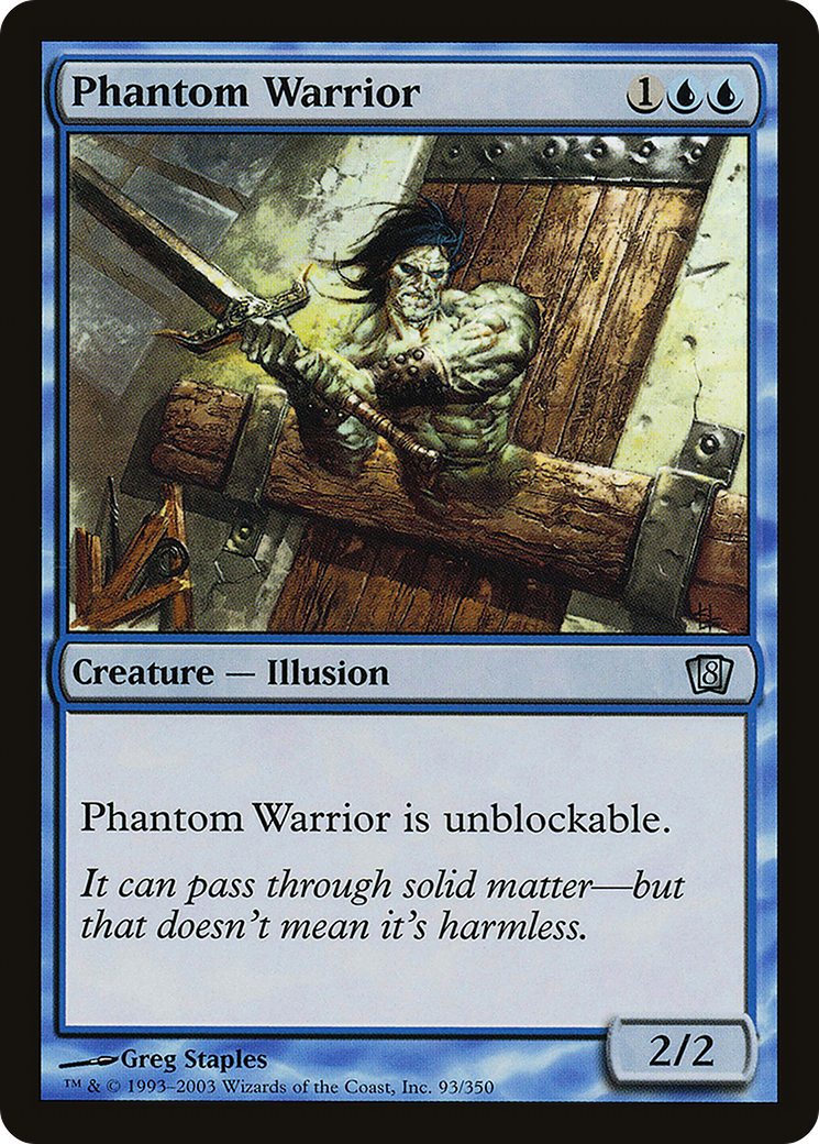 Phantom Warrior (8ED-93★) (Foil)