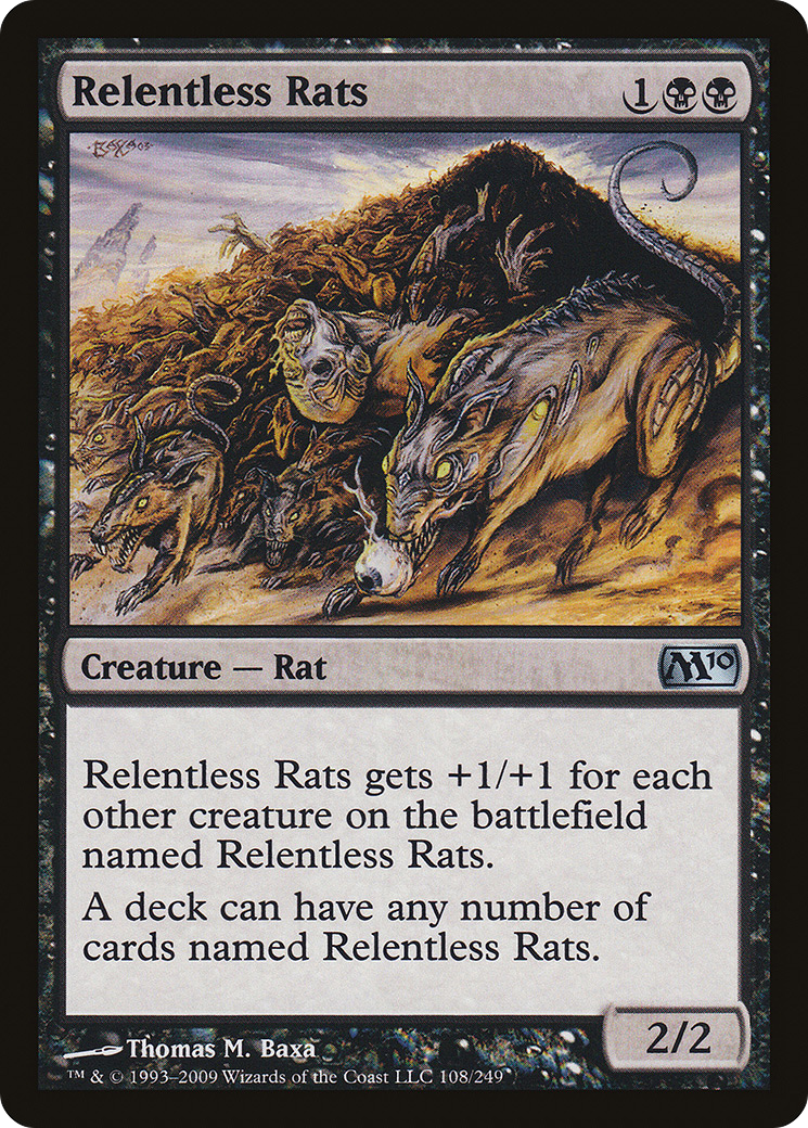 Relentless Rats (M10-108) (Foil)