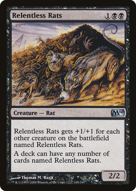 Relentless Rats (M10-108) (Foil)