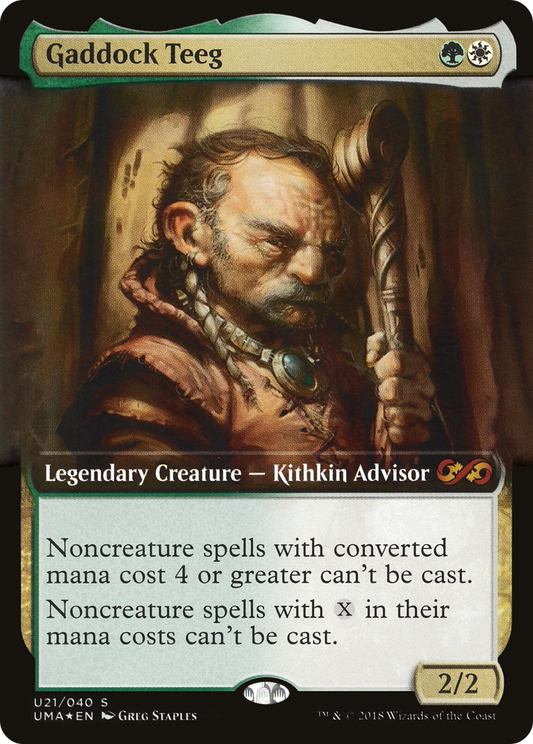 Gaddock Teeg (UMA:BT-U21) (Extended Art) (Foil)