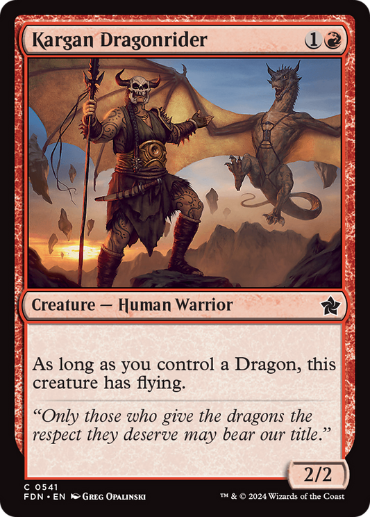 Kargan Dragonrider (FDN-541)