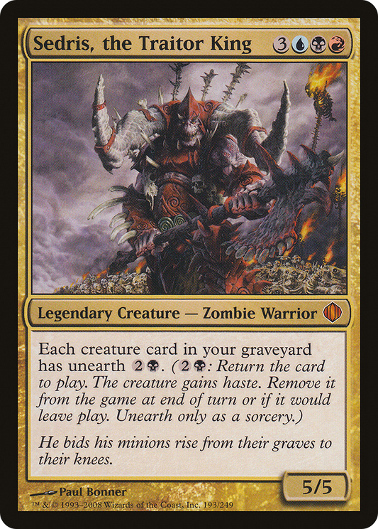 Sedris, the Traitor King (ALA-193)