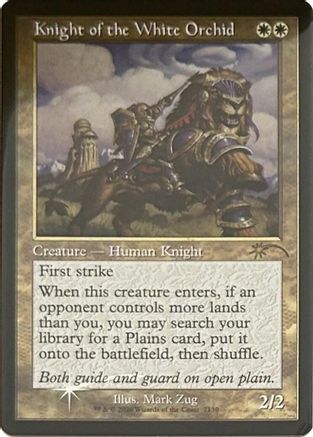 Knight of the White Orchid (Retro Frame) (SLD-7139) (Foil)