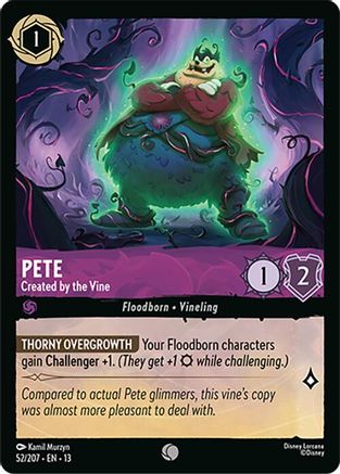 Pete - Created by the Vine (13-052) (Cold Foil)