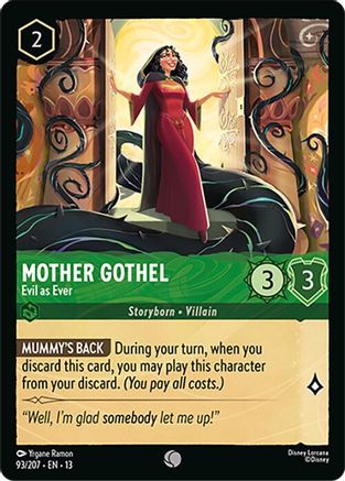 Mother Gothel - Evil as Ever (13-093) (Cold Foil)
