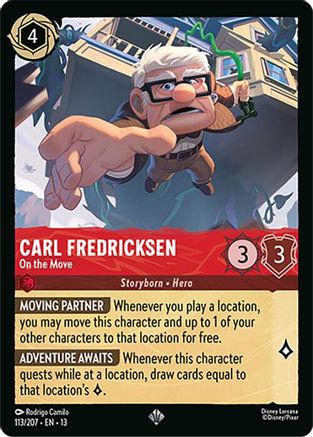 Carl Fredricksen - On the Move (13-113)