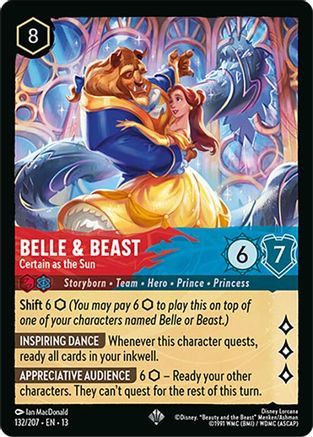 Belle & Beast - Certain as the Sun (13-132) (Cold Foil)