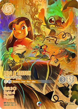 Lilo & Stitch - Fun-Loving Friends (Iconic) (13-244) (Holofoil)