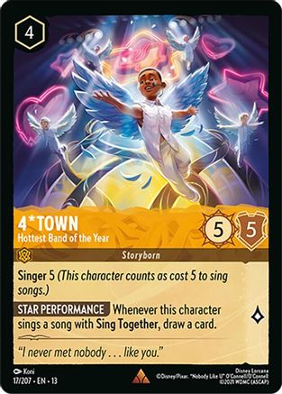 4*Town - Hottest Band of the Year (13-017) (Cold Foil)