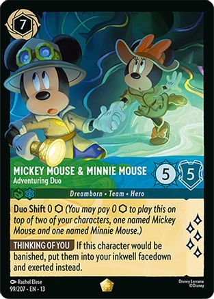 Mickey Mouse & Minnie Mouse - Adventuring Duo (13-099)