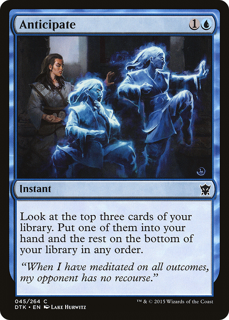 Anticipate (DTK-045) (Foil)