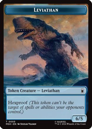 Leviathan // Food Double-Sided Token (MSH-5 // 19)