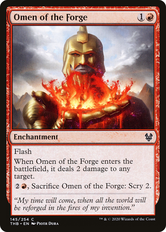 Omen of the Forge (THB-145) (Foil)