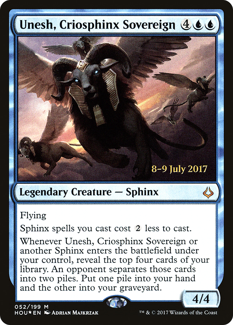 Unesh, Criosphinx Sovereign (PRE-52S) (Foil)