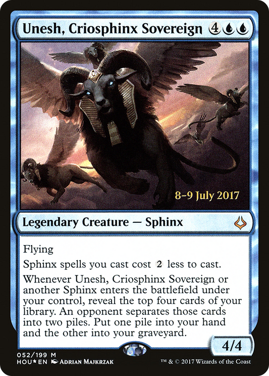 Unesh, Criosphinx Sovereign (PRE-52S) (Foil)