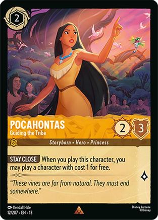 Pocahontas - Guiding the Tribe (13-012) (Cold Foil)