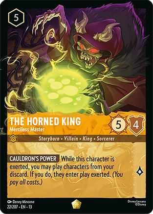 The Horned King - Merciless Master (13-022) (Cold Foil)
