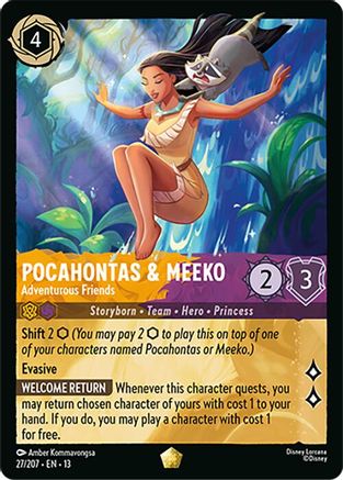 Pocahontas & Meeko - Adventurous Friends (13-027)