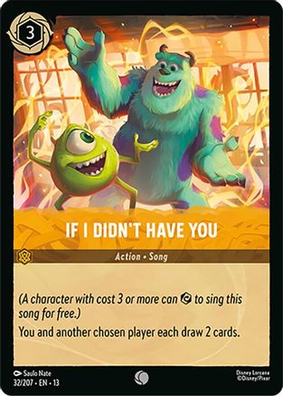 If I Didn't Have You (13-032)