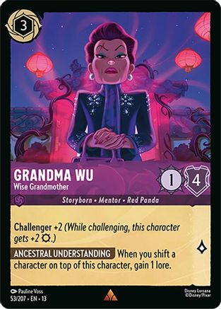 Grandma Wu - Wise Grandmother (13-053) (Cold Foil)