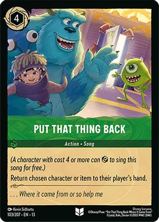 Put That Thing Back (13-103) (Cold Foil)