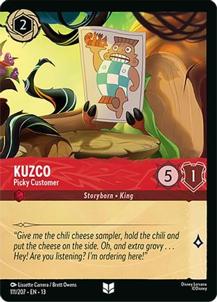 Kuzco - Picky Customer (Foil) (13-111) (Cold Foil)