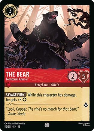 The Bear - Territorial Animal (13-112)
