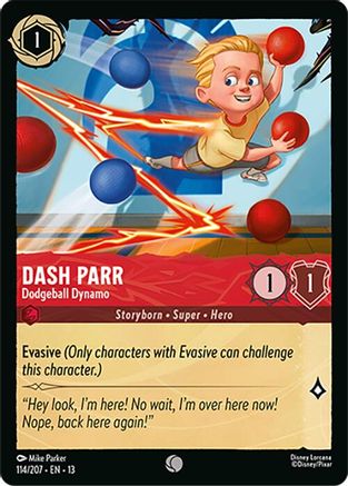 Dash Parr - Dodgeball Dynamo (13-114) (Cold Foil)