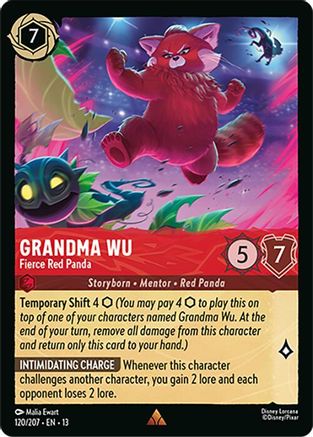 Grandma Wu - Fierce Red Panda (13-120)