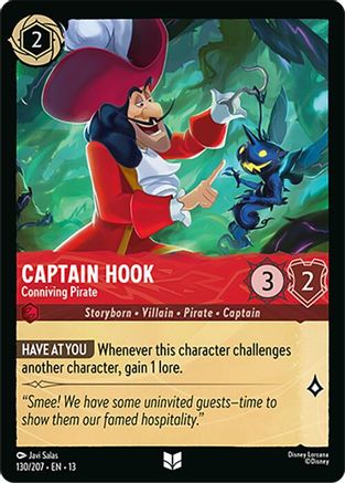 Captain Hook - Conniving Pirate (13-130) (Cold Foil)