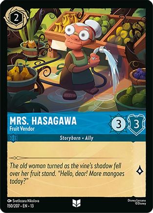 Mrs. Hasagawa - Fruit Vendor (13-150) (Cold Foil)
