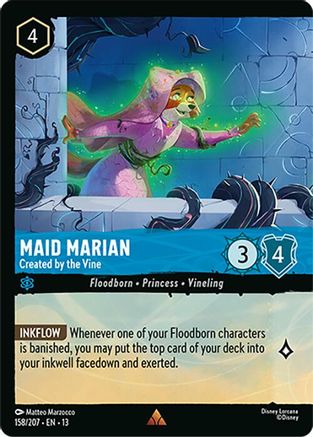 Maid Marian - Created by the Vine (Foil) (13-158) (Cold Foil)
