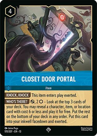 Closet Door Portal (13-170) (Cold Foil)