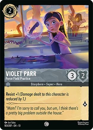 Violet Parr - Force Field Practice (13-183) (Cold Foil)