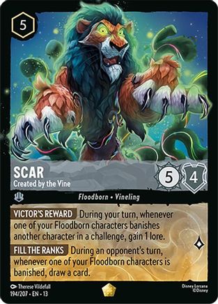 Scar - Created by the Vine (13-194) (Cold Foil)