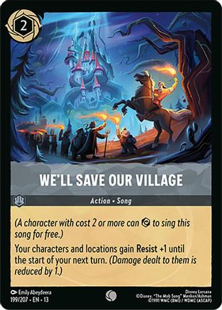 We'll Save Our Village (13-199)