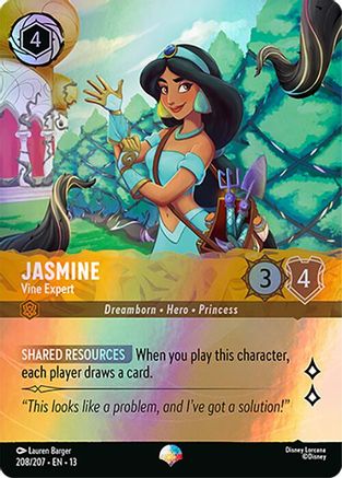 Jasmine - Vine Expert (Epic) (13-208) (Holofoil)